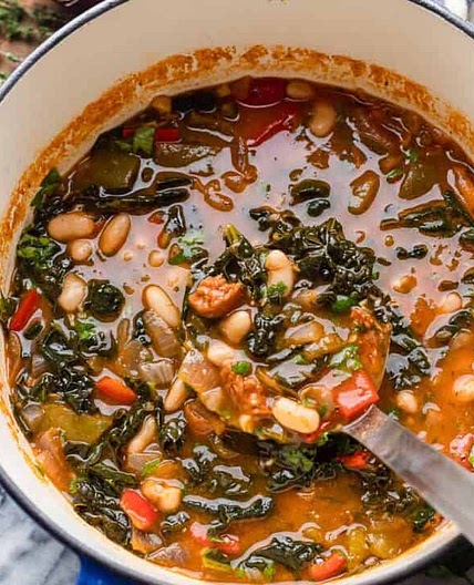 Spanish Chorizo and White Bean Soup