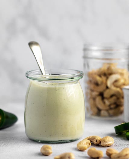 Jalapeño Cashew Cream Sauce