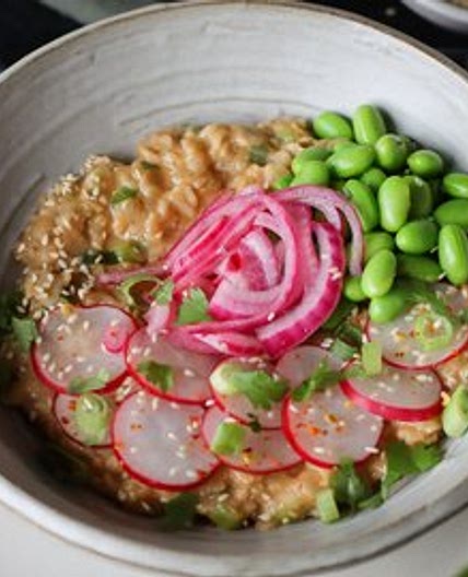 Savoury Miso Sesame Oatmeal