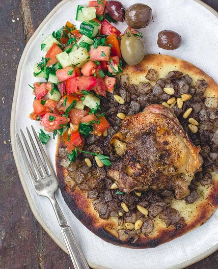 Musakhan: Sumac Chicken and Caramelized Onion Flatbread