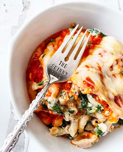 Spinach & Ricotta Pasta Bake — The Skinny Fork