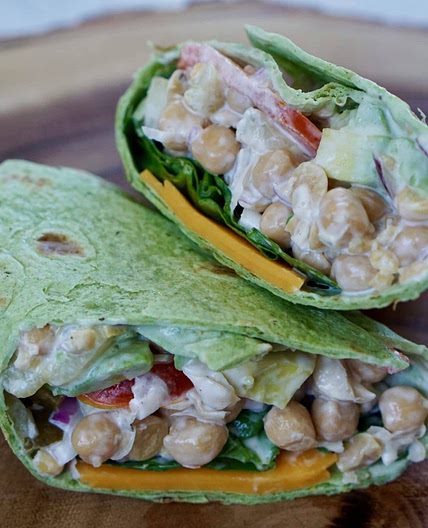 Chickpea Salad Wrap
