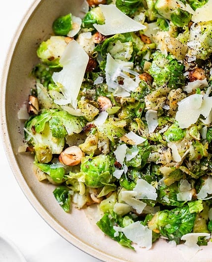 Cacio e Pepe Brussels Sprouts