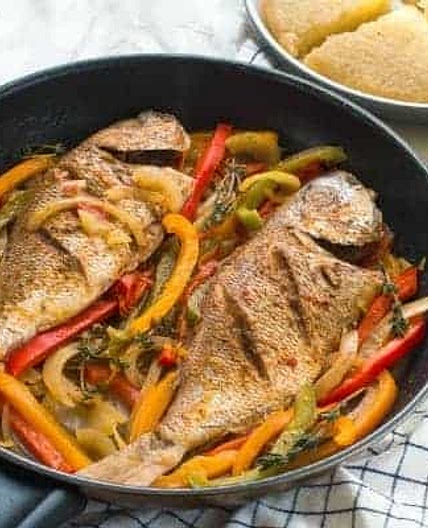Jamaican steamed fish
