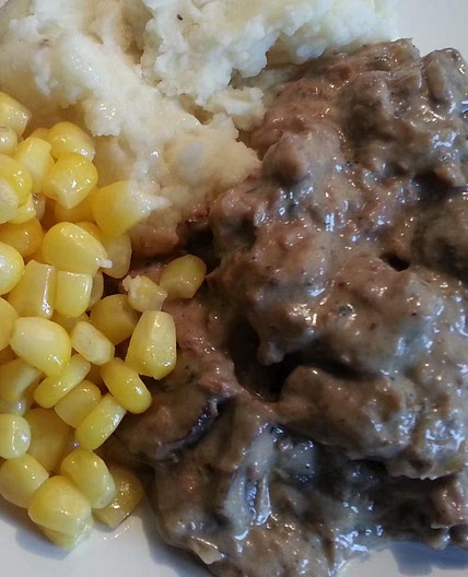 Onion Elk Roast Stroganoff