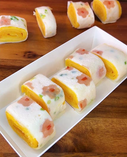 Cherry Blossom Tamagoyaki (Japanese Omelette)