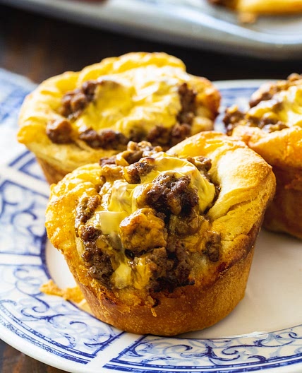 BBQ Ground Beef Biscuit Cups