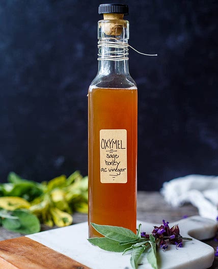 Sage Oxymel (a respiratory tonic)