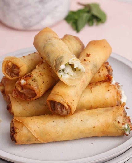 Sigara Boregi (Crispy Turkish Feta Cheese Rolls)