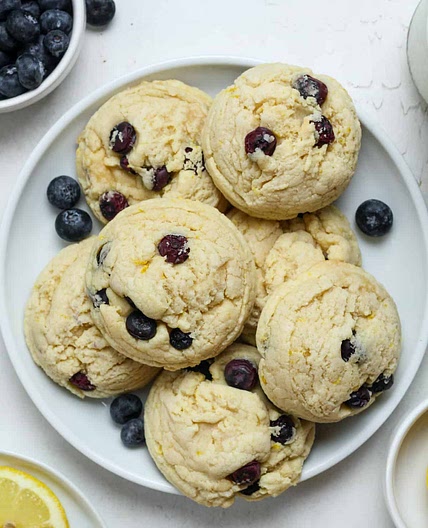 Lemon Blueberry Cookies