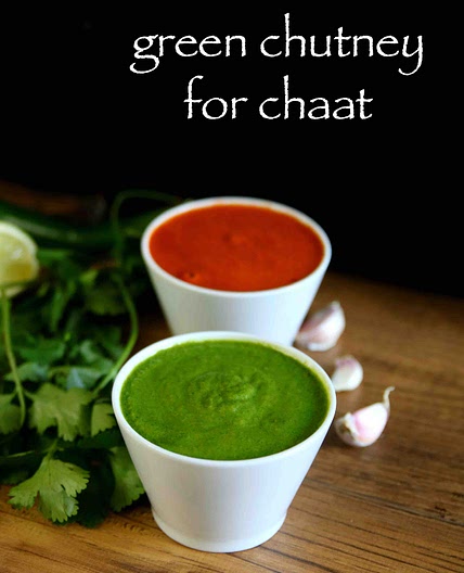 green chutney recipe | hari chutney | green chutney for chaat