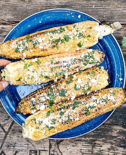 Grilled Mexican Street Corn (Elote)