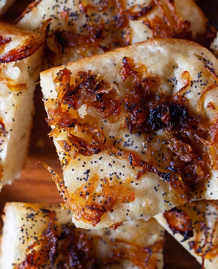 Focaccia Onion Board
