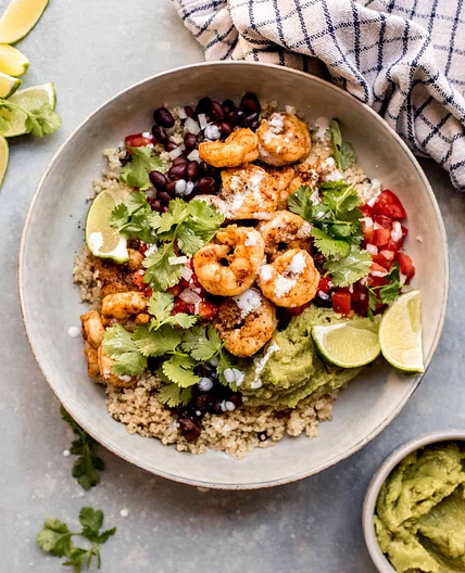 Shrimp Quinoa Bowl