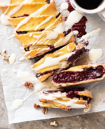 Keto Danish Pastry (With Chia Raspberry Jam!)