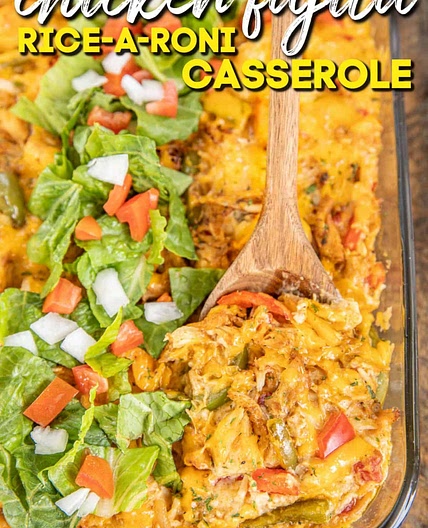 Chicken Fajita Rice-A-Roni Casserole