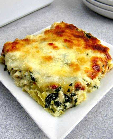 Spinach Artichoke Chicken Casserole (Keto)