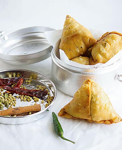 Punjabi Crunchy Beef Samosa