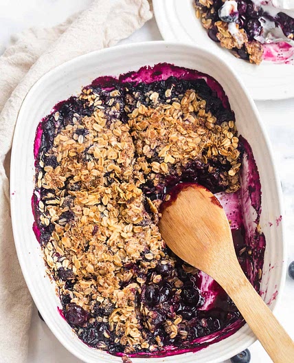 Gluten Free Blueberry Crisp Recipe