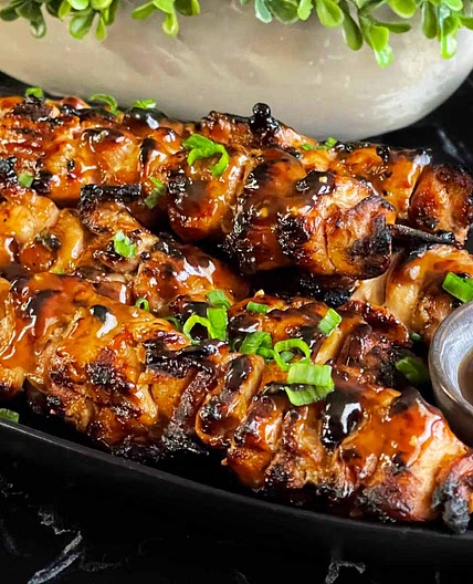 Grilled Chicken Teriyaki Skewers