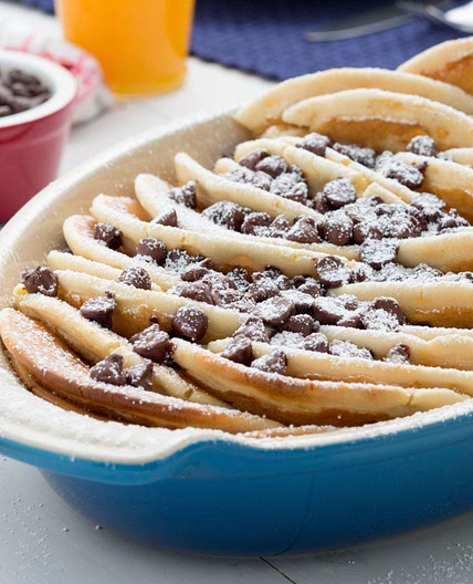 Chocolate Chip Pancake Bake