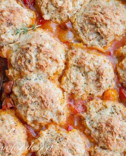 Tomato Cobbler