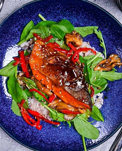 Ponzu Salmon (Pan Fried)