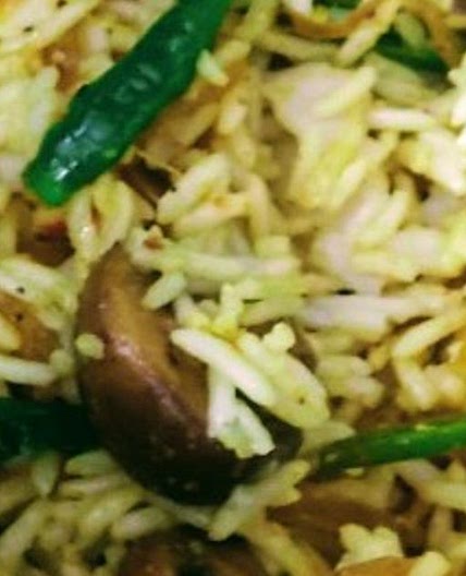 मशरूम पुलाव (Mushroom Pulao Recipe In Hindi)