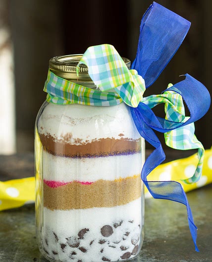 Easter Sand Art Brownies
