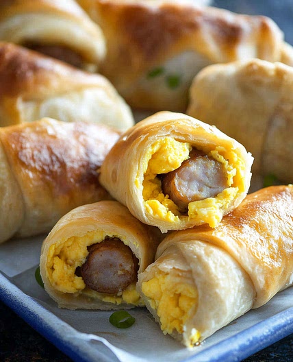 Sausage and Egg Roll Ups