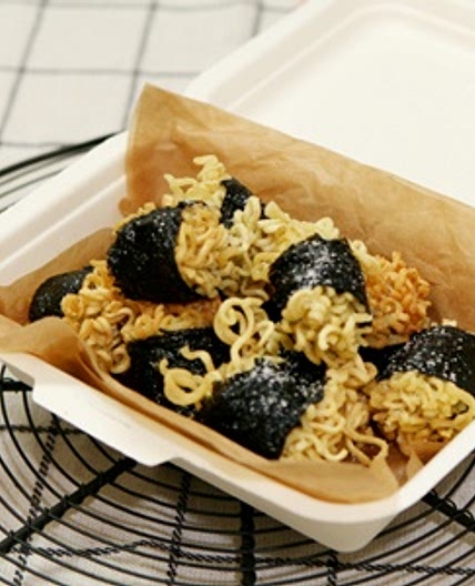 라면김말이튀김