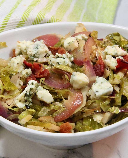 Bacon and Blue Brussels Sprouts