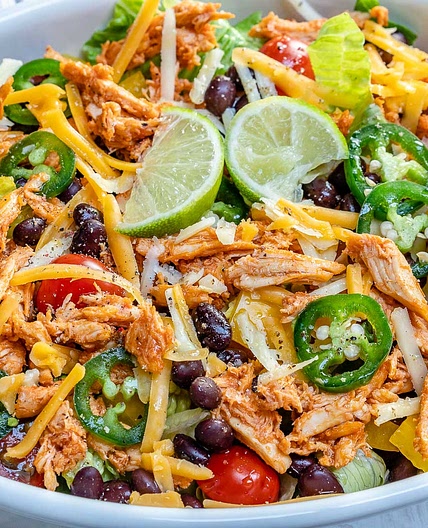 This Clean Buffalo Chicken Salad is Exploding with Flavor!