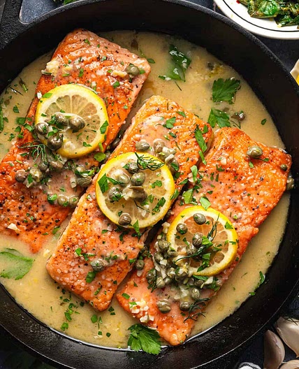 25-Minute Salmon Piccata