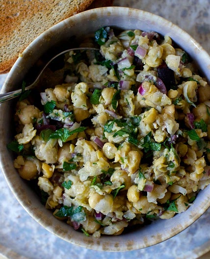 Smashed Chickpea Salad