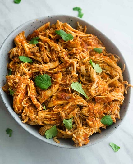 EASY INSTANT POT CHICKEN TINGA