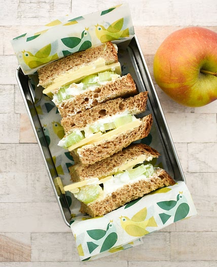 Vegan Cheese & Celery Sandwiches