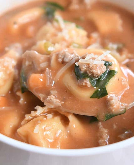 Creamy Tortellini Sausage Soup