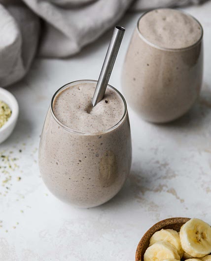 Tofu Smoothie With Banana & Vanilla