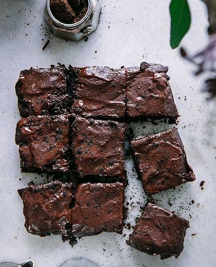 Leftover Espresso Grounds Brownies