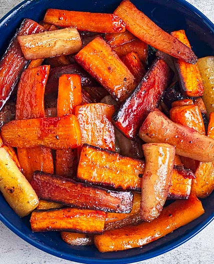 Hot Honey Roasted Carrots Recipe