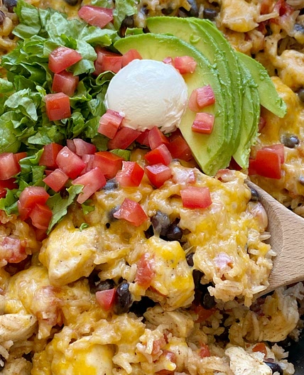 Chicken Burrito Skillet