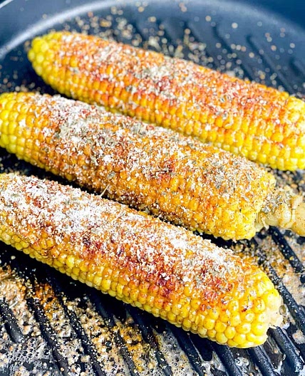 Grilled Corn with Spicy Cajun Butter