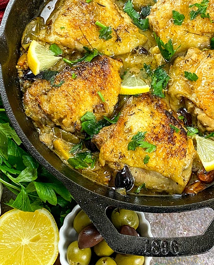 Chicken Provençal with Tomatoes and Olives