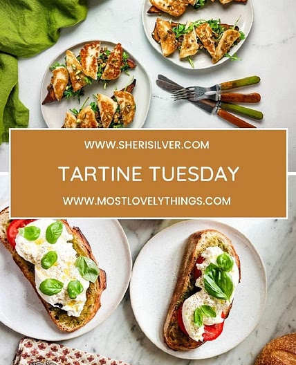 Arugula and Halloumi Tartines on Sweet Potato "Toast"