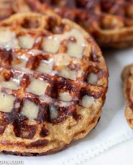 Keto “Apple” Fritter Chaffles