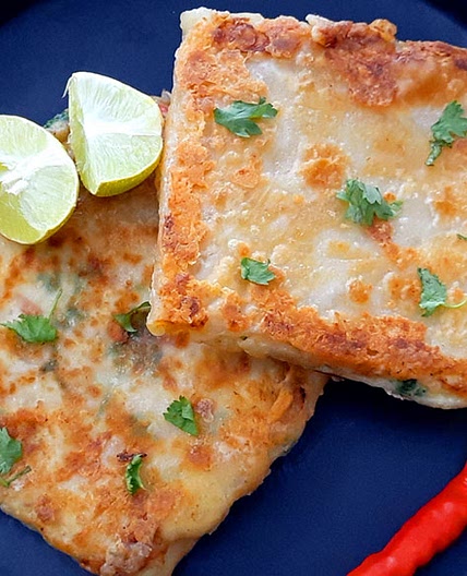 Murtabak (Chicken & Egg Stuffed Parcels)