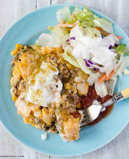 Crock Pot Mexican Cornbread Casserole
