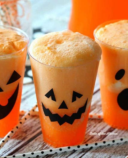 Fanta Jack O’Lantern Floats