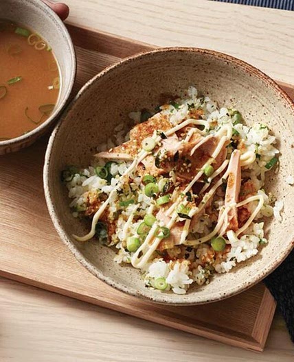 Japanese tuna rice bowls